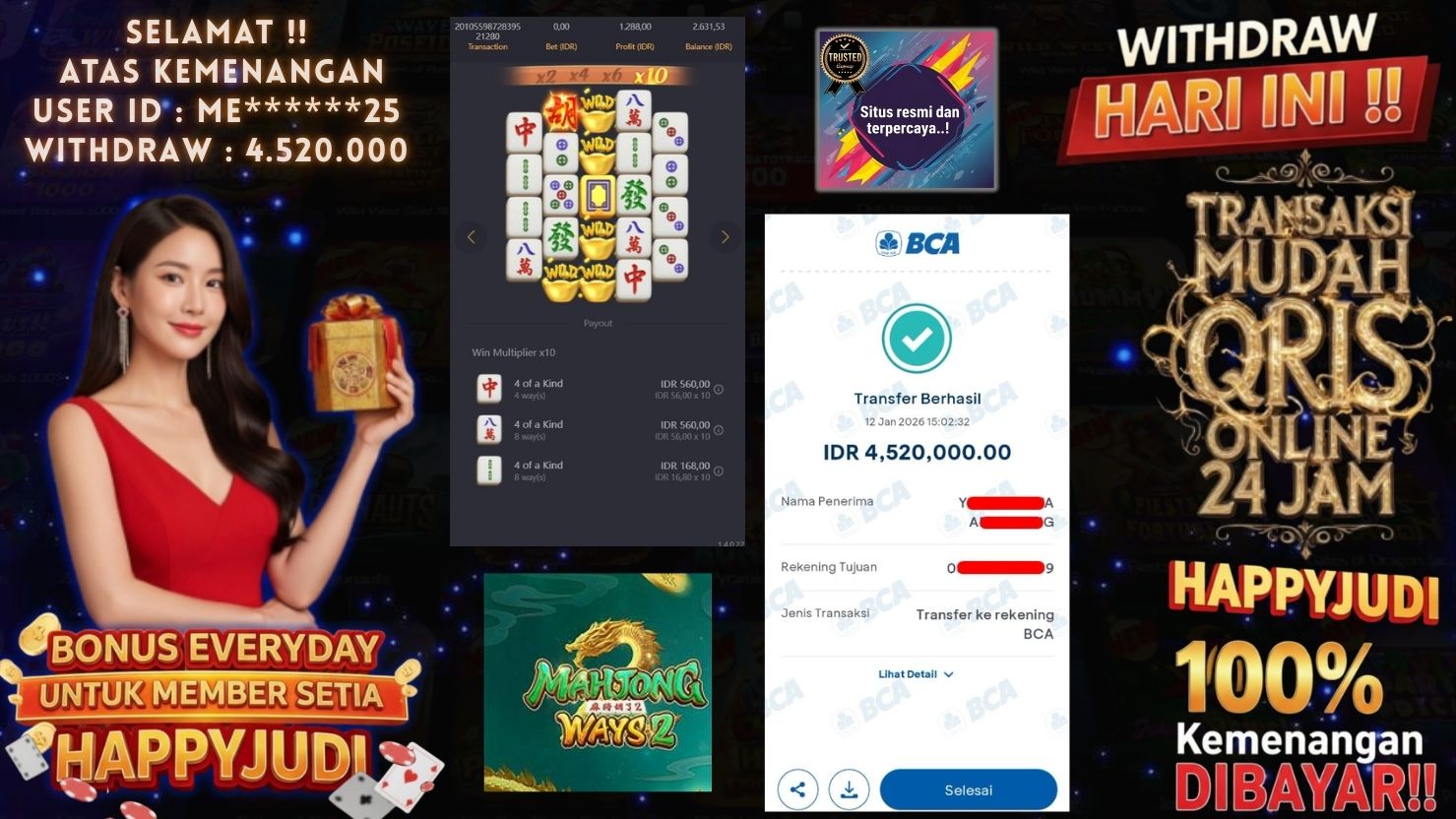 HAPPYJUDI JACKPOT SLOT MAHJONG WAYS 2